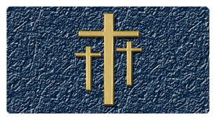543 DSC700 517 BL GL  3 Crosses Blue Gold
